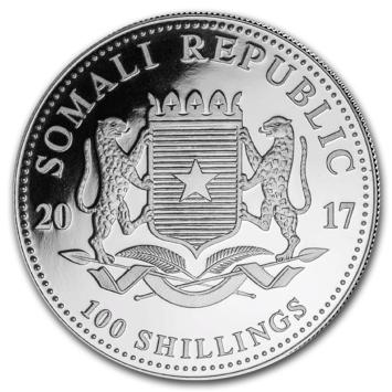 Somalia Olifant 2017 1 ounce silver